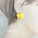 春待ちの花ミモザ イヤリング ピアス